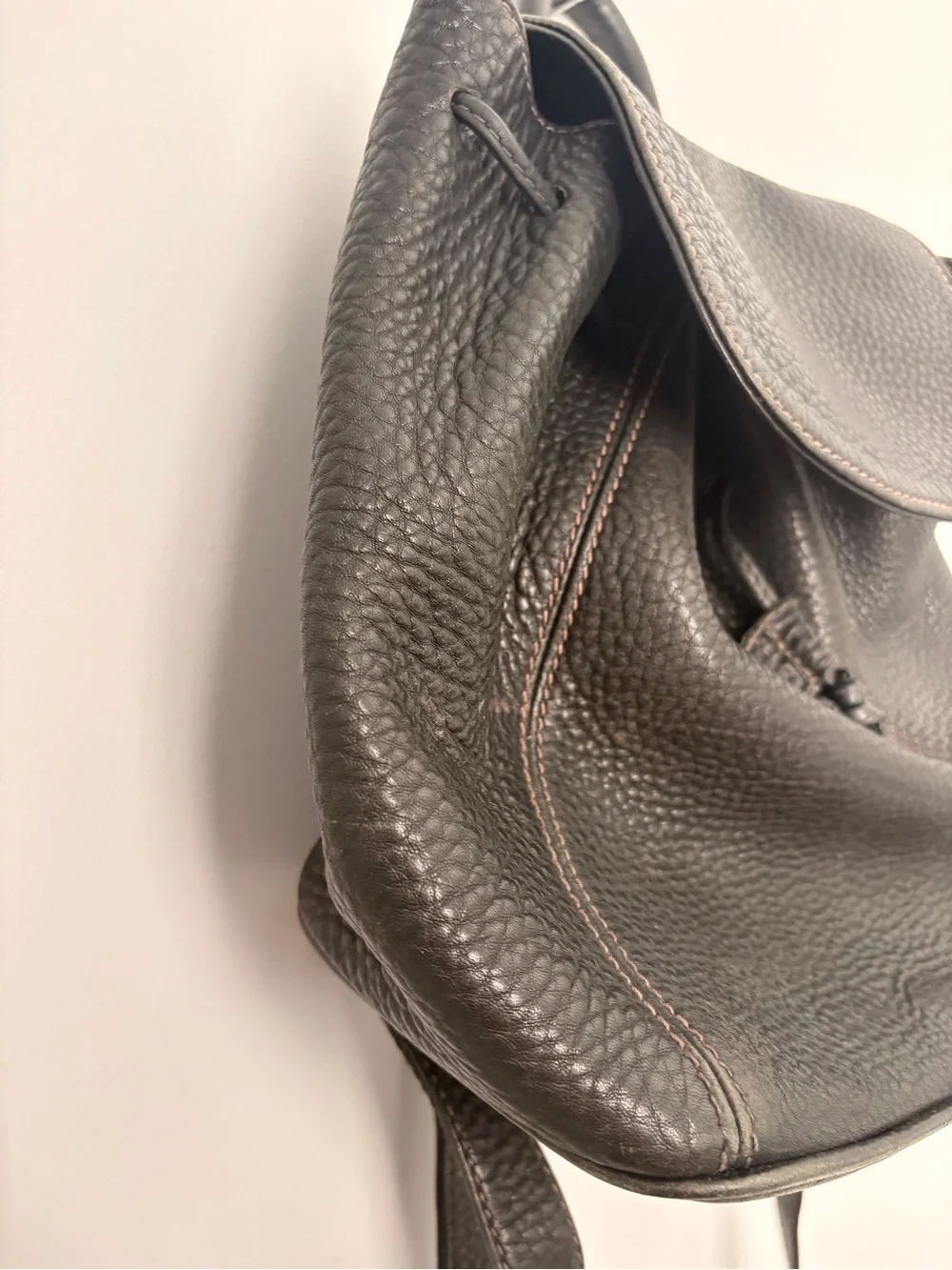 Vintage Coach Backpack Black Pebbled LeatherSonoma 4911 Dustbag EUC